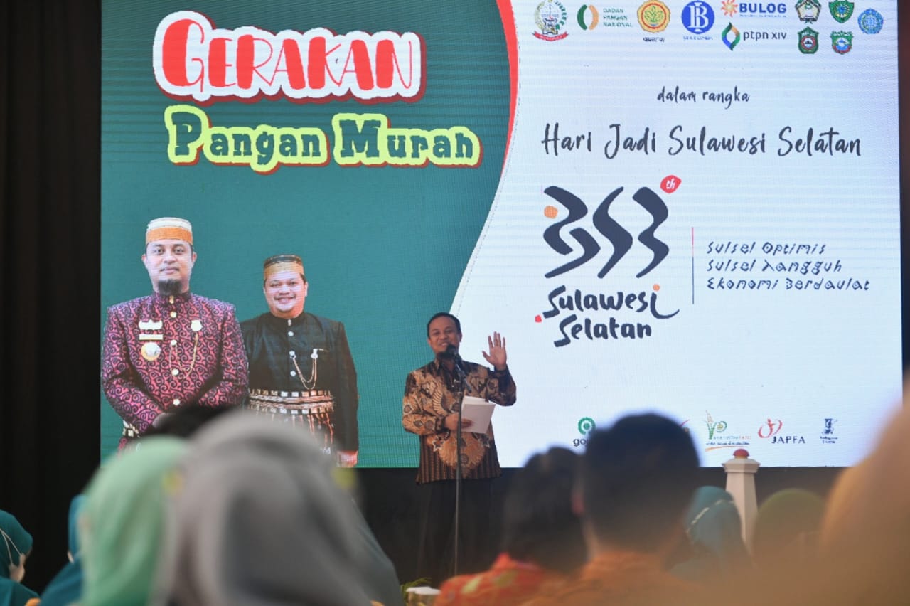 Antisipasi Krisis Global, Pemprov Sulsel Gelar Pasar Murah dan Genjot Pangan Lokal